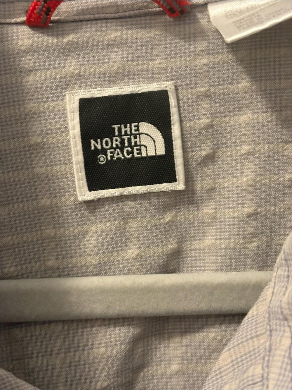 The North Face Men’s Short Sleeve Button-Up Shirt — Light Gray Size Large